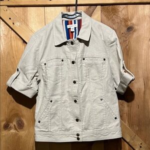 Coldwater Creek Women's Khaki Shirt Jacket